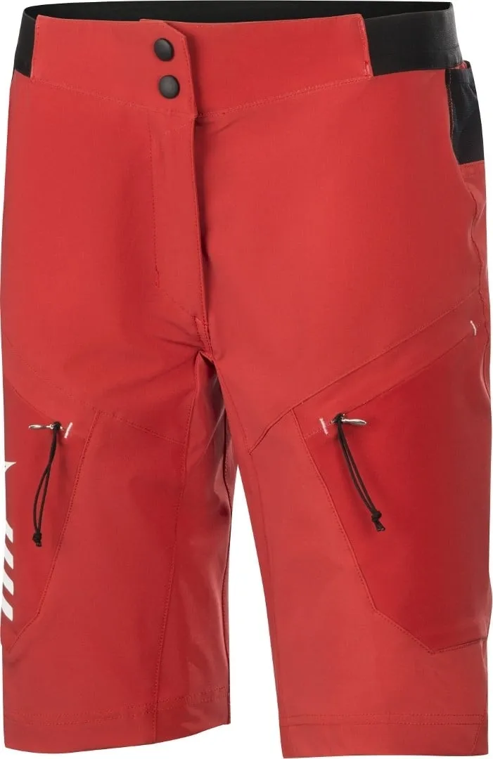 Alpinestars Stella Hyperlite Women's Cycling Shorts, Red