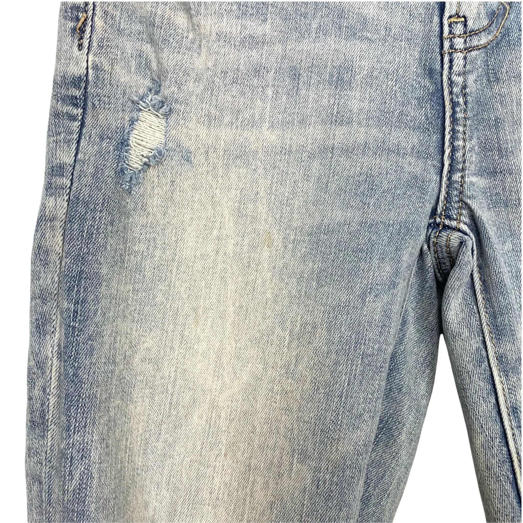 American Eagle Ne(x)t Level Stretch Light Wash Distressed Denim Jeans- Size 4 Short (Inseam 23" - See Notes)