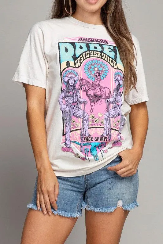 American Rodeo Graphic Tshirt