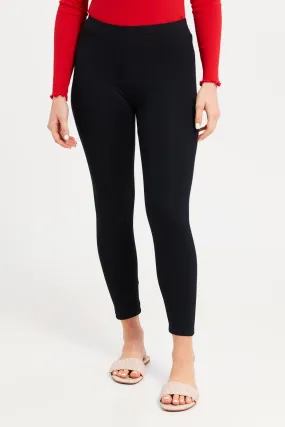 Black Cropped Legging