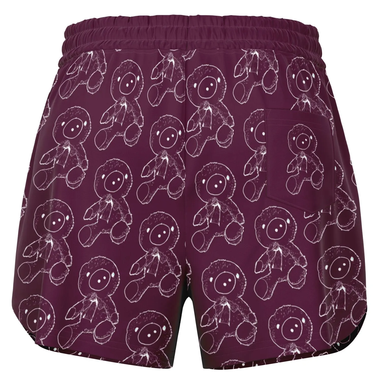 Blackberry Loose Shorts Teddy Bear