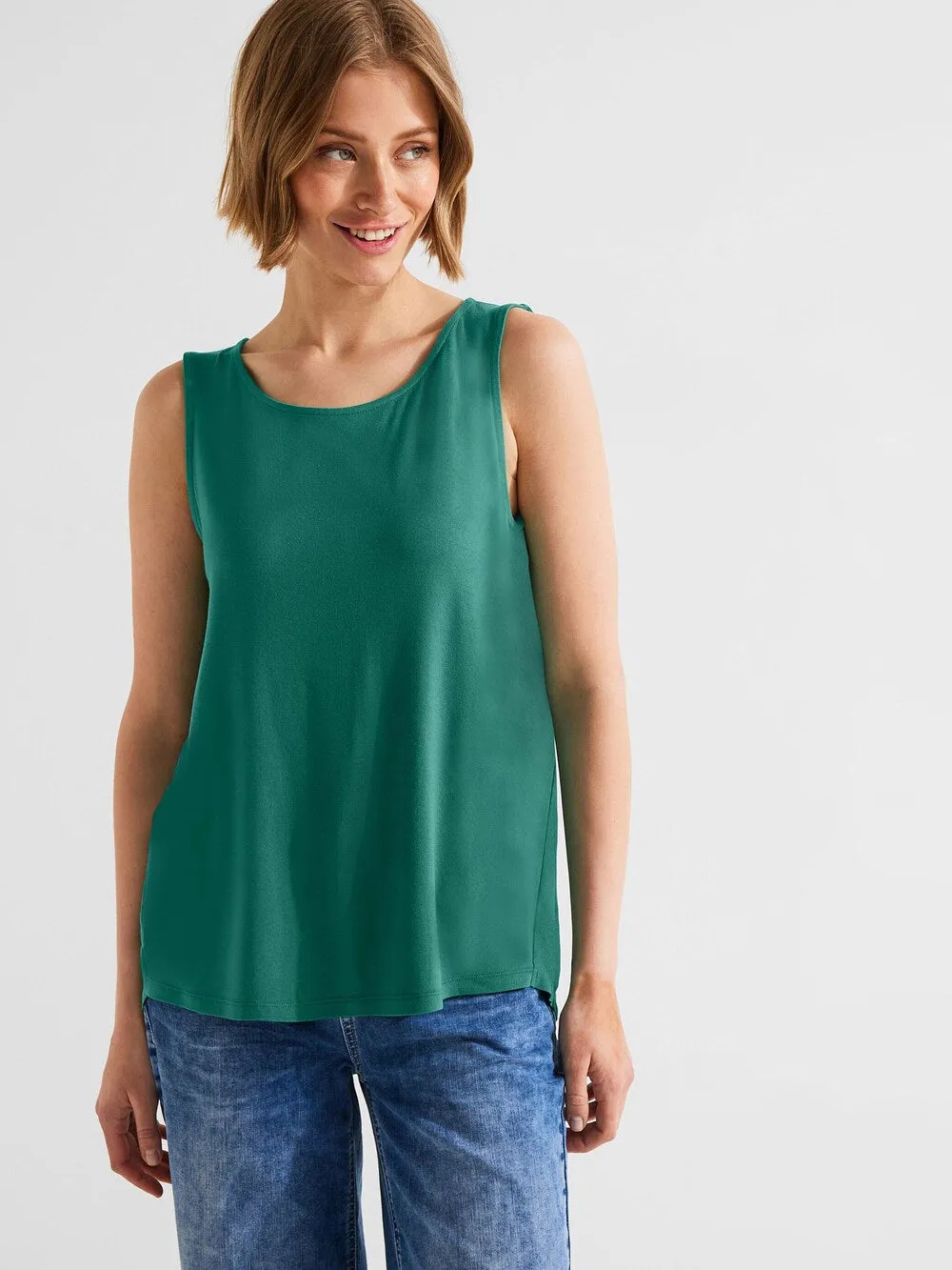 Blouse STREET ONE, dark green