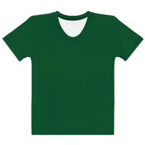 GG - Women's Crew Neck T-shirt - Forest Green