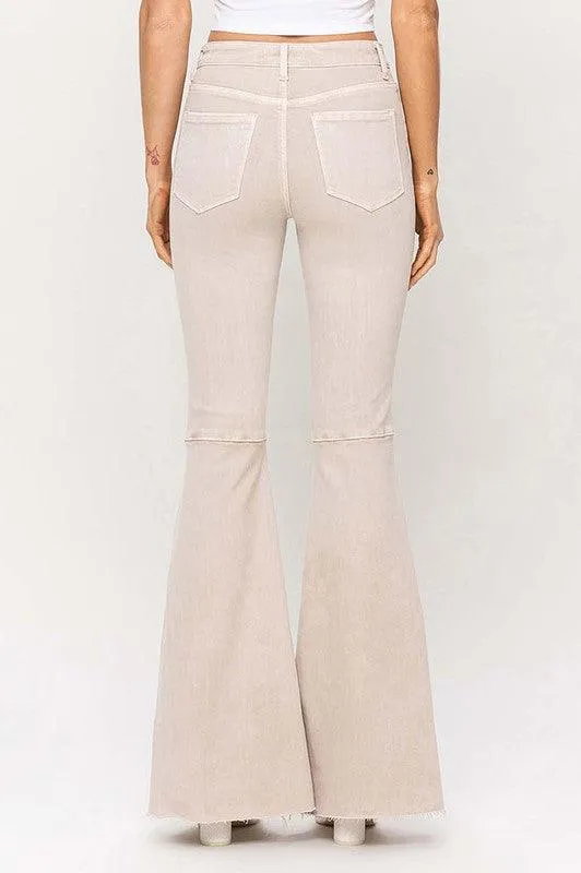 High Rise Super Flare Leg Pants