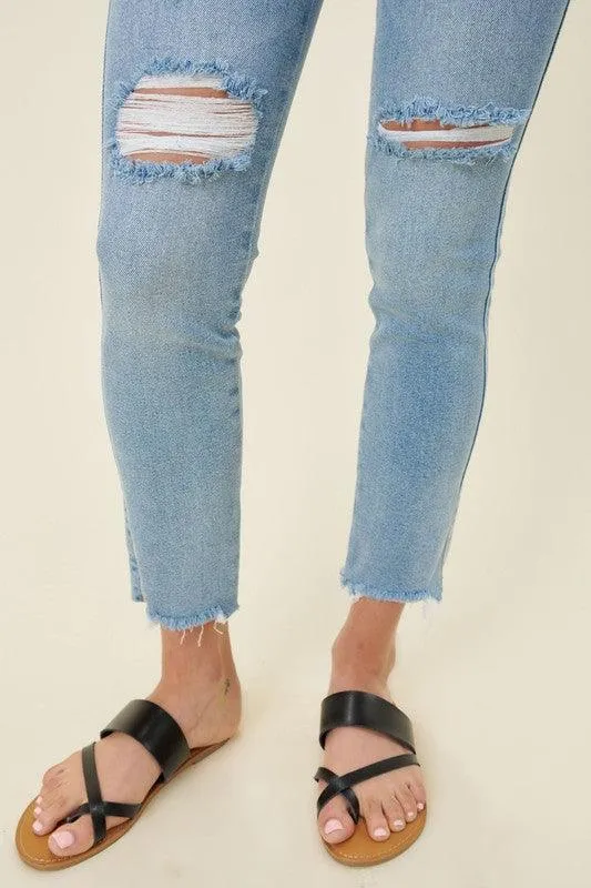 High Waisted Skinny Jeans