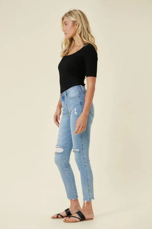 High Waisted Skinny Jeans