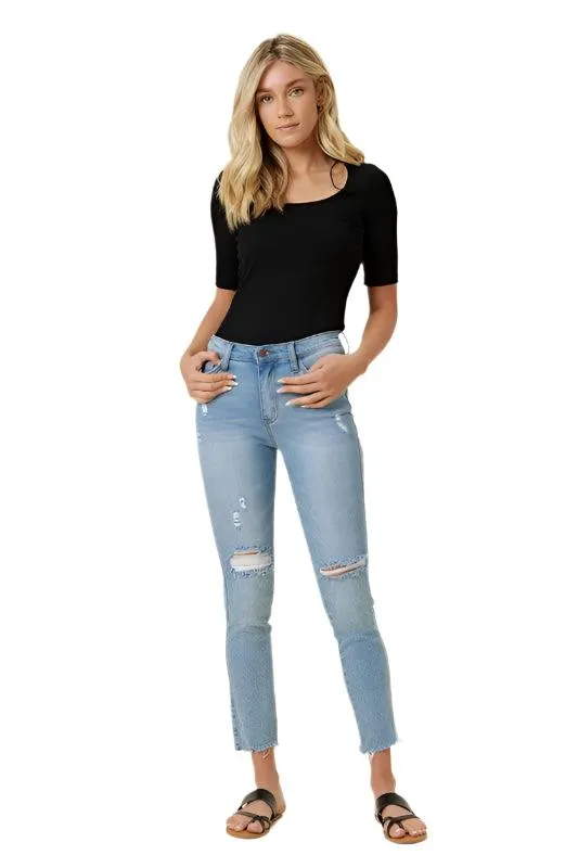 High Waisted Skinny Jeans