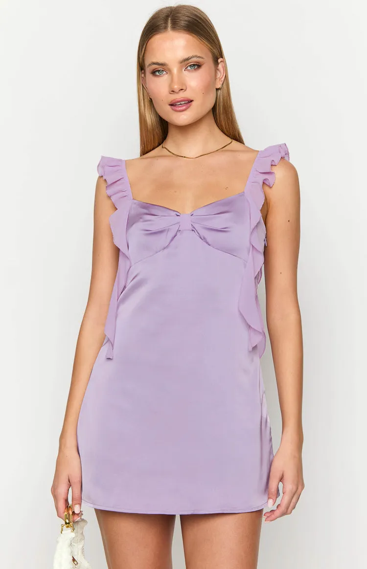 Joyce Lilac Mini Dress