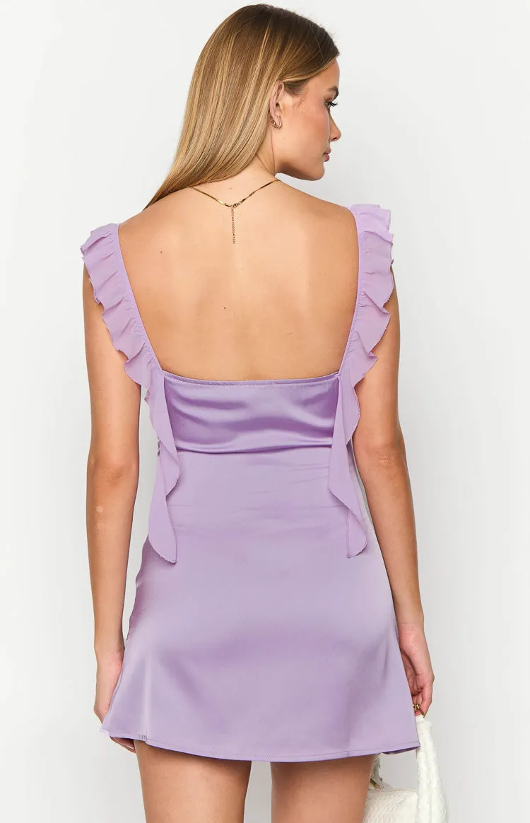 Joyce Lilac Mini Dress