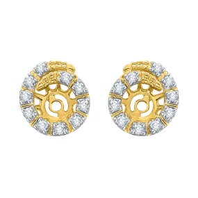 KATARINA Diamond Earring Jackets (1/6 cttw)