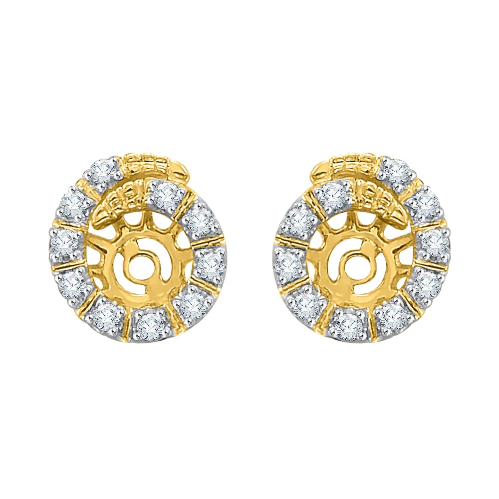 KATARINA Diamond Earring Jackets (1/6 cttw)