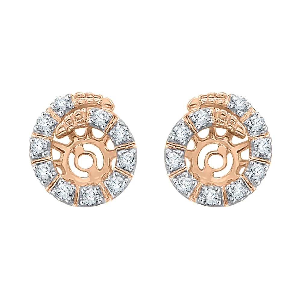 KATARINA Diamond Earring Jackets (1/6 cttw)