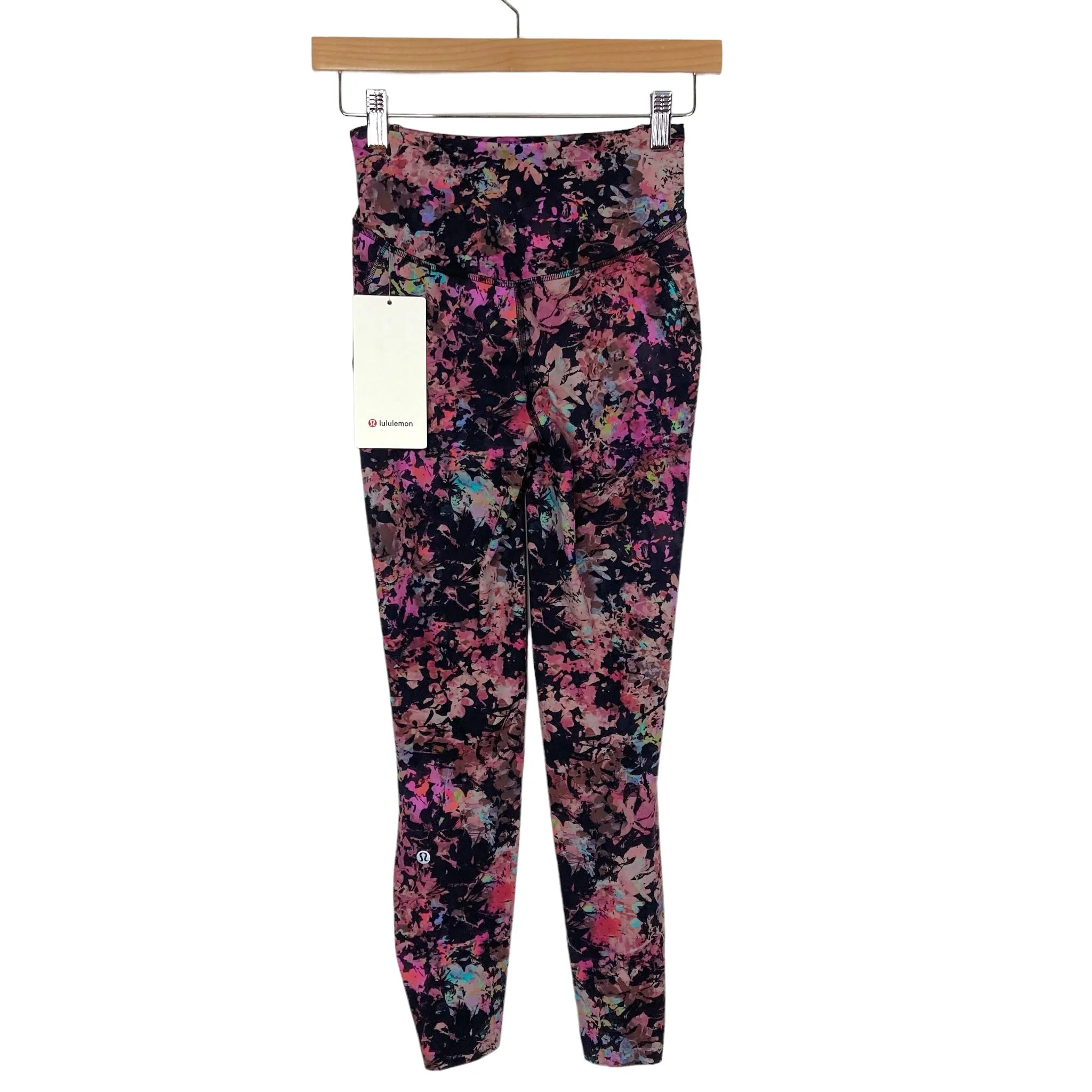 Lululemon Floral High Rise Leggings NWT- Size 4 (Inseam 25")