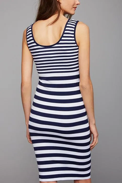 Pull Over Mock Layer Nursing Tank Dress