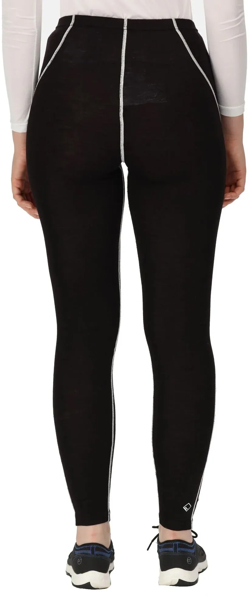 Regatta Zimba Merino Baselayer Womens Long Tights - Black