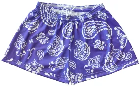 RF Women's Paisley Shorts - Purple