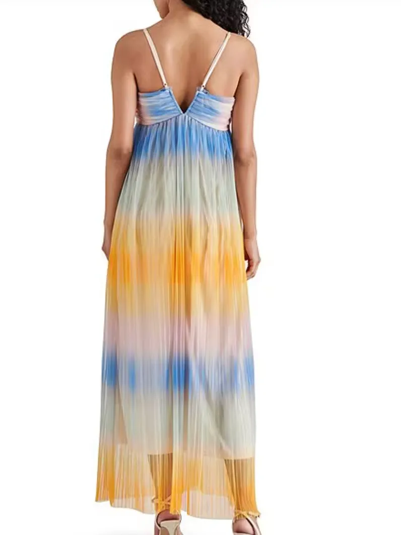 Steve Madden Aja Ombre Print Maxi Dress