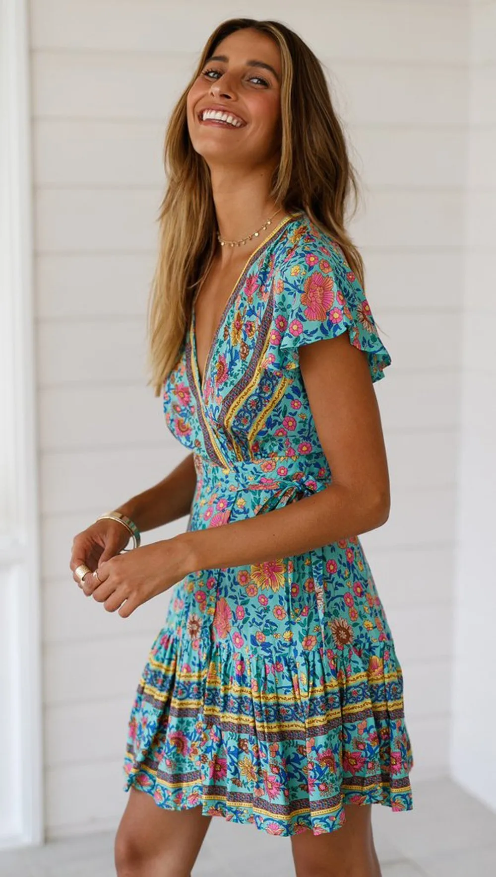 Summer Beach Bohemian Short Dresses