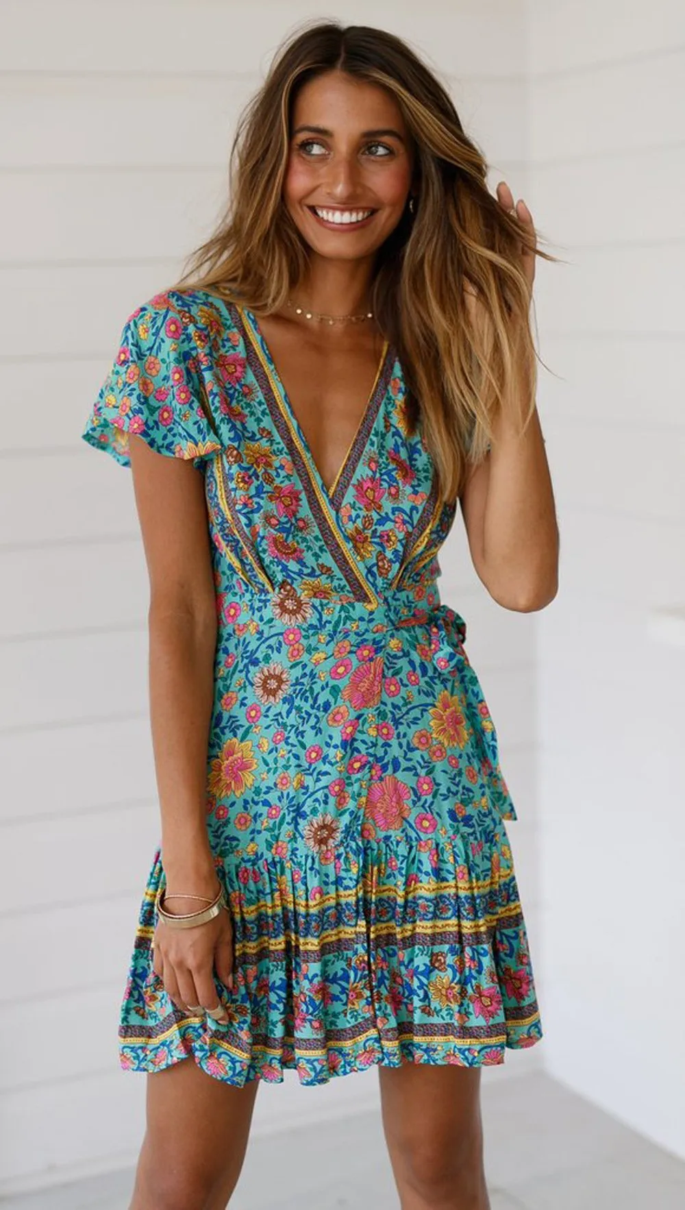 Summer Beach Bohemian Short Dresses