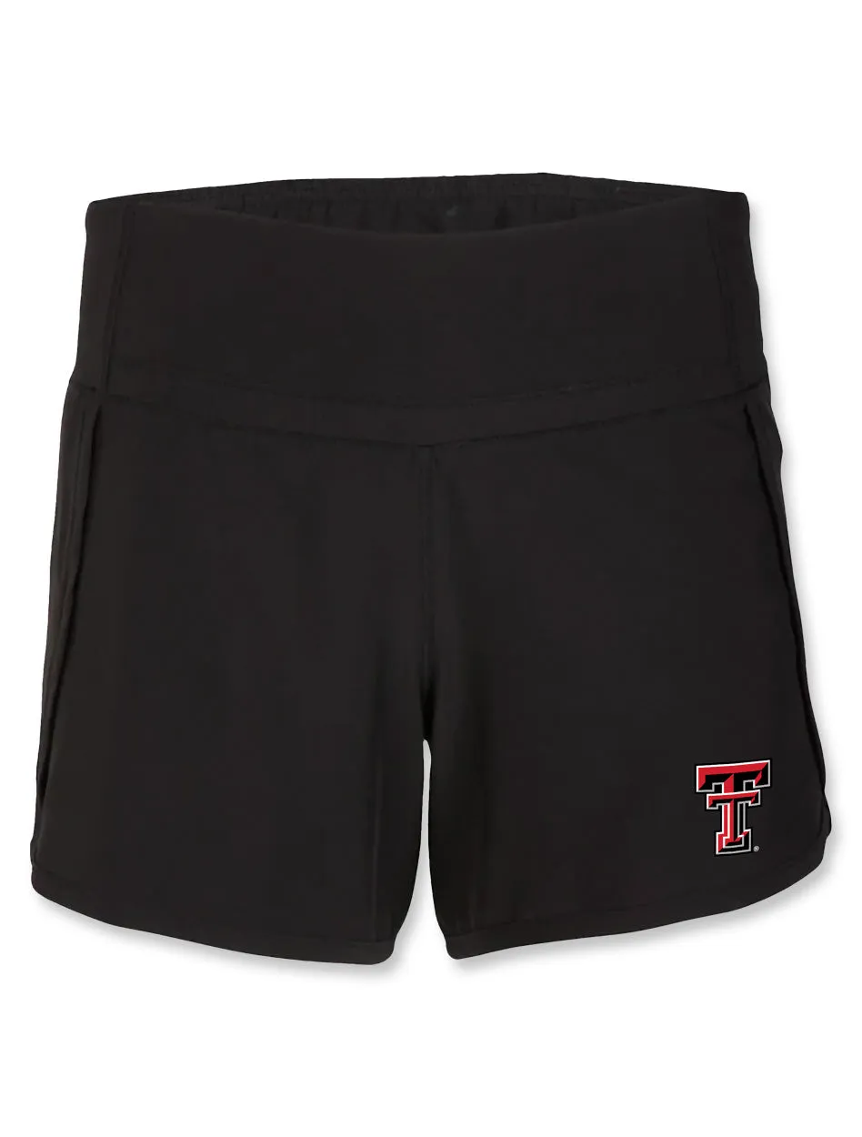 Texas Tech Double T Women's Line Athletic Shorts