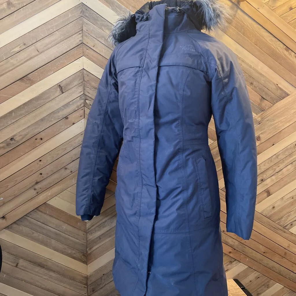 The North Face - Long Down Jacket - MSRP comparable $440: Grey-women-XS