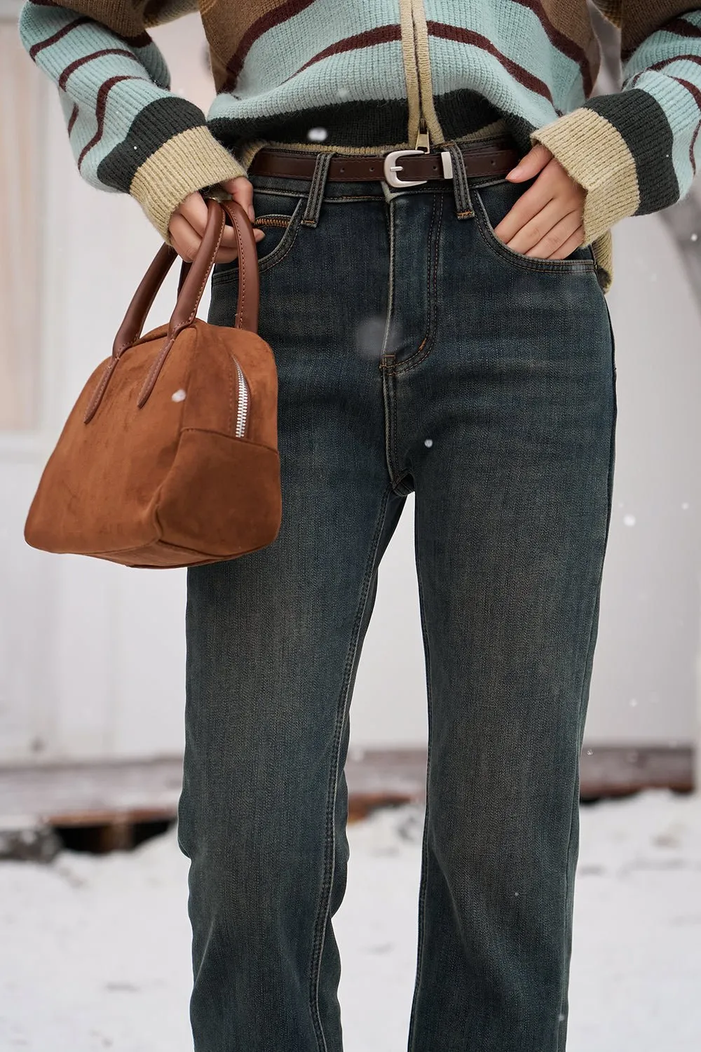 Thicken Denim Jeans for Women