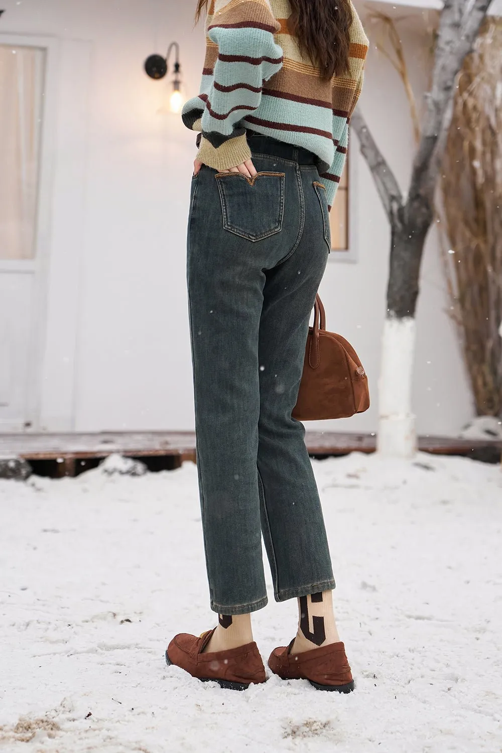 Thicken Denim Jeans for Women