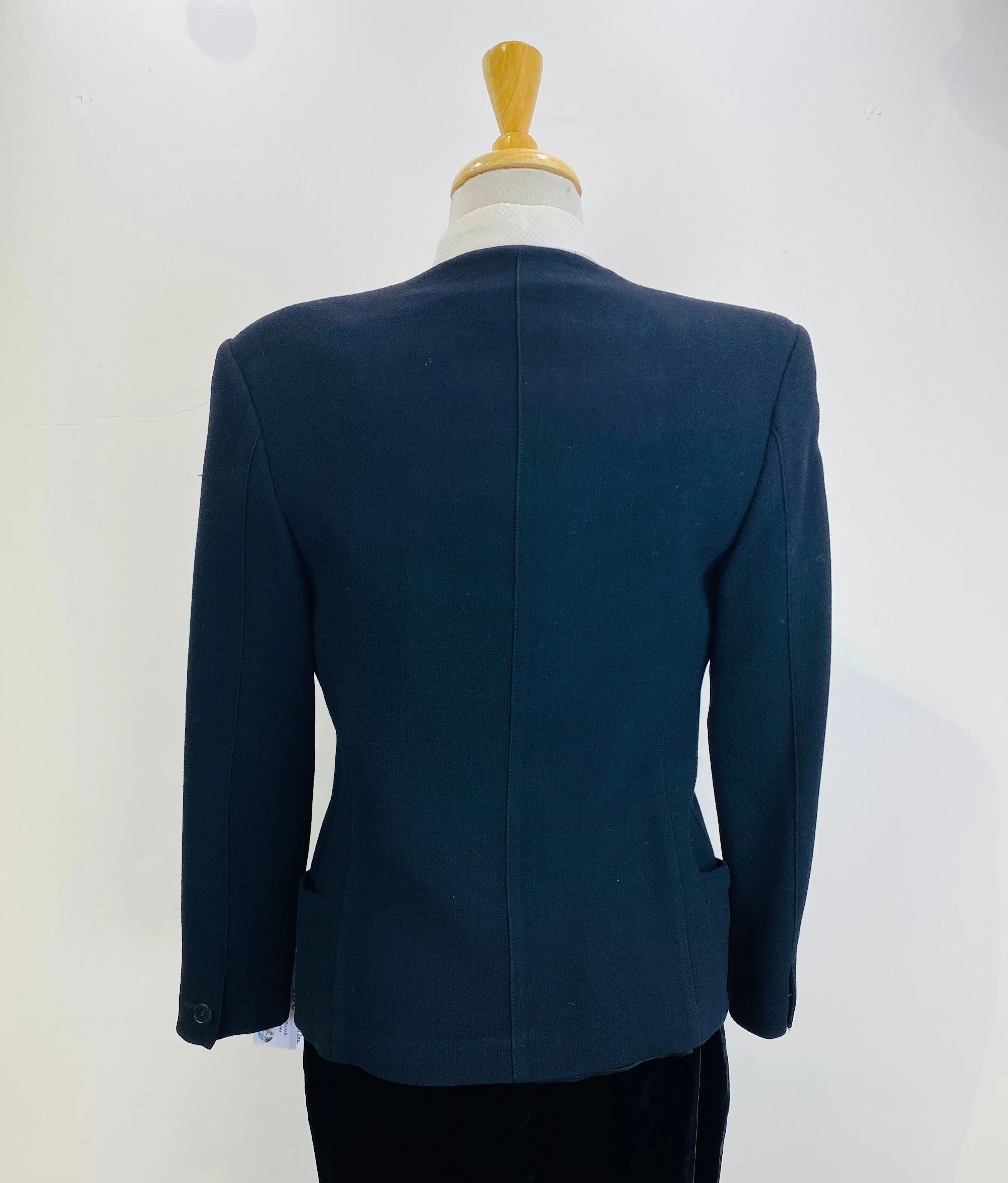 Vintage 1990s Women's Black Gianni Versace Blazer, XS