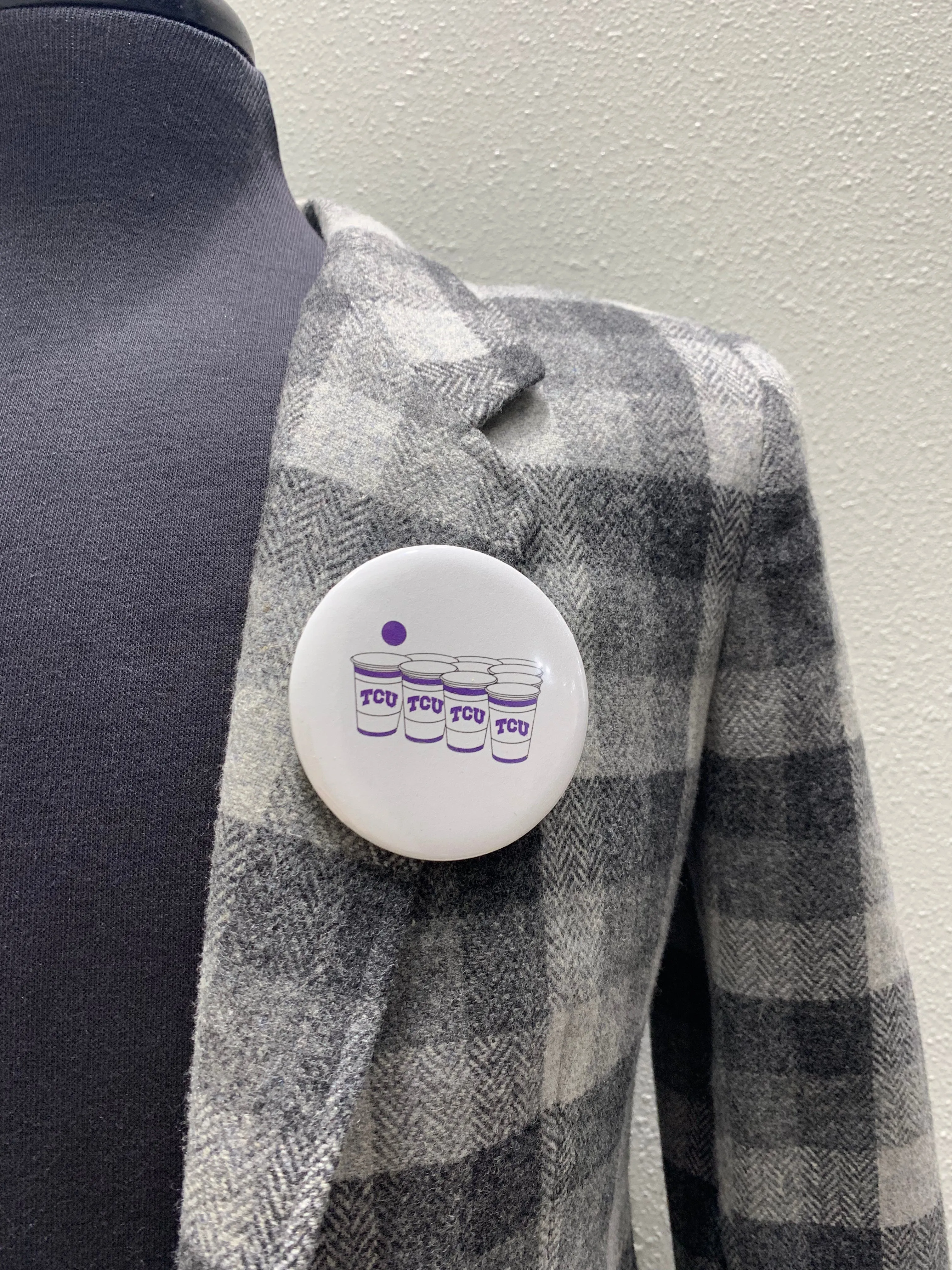 Vintage Repurposed TCU Suit Jacket