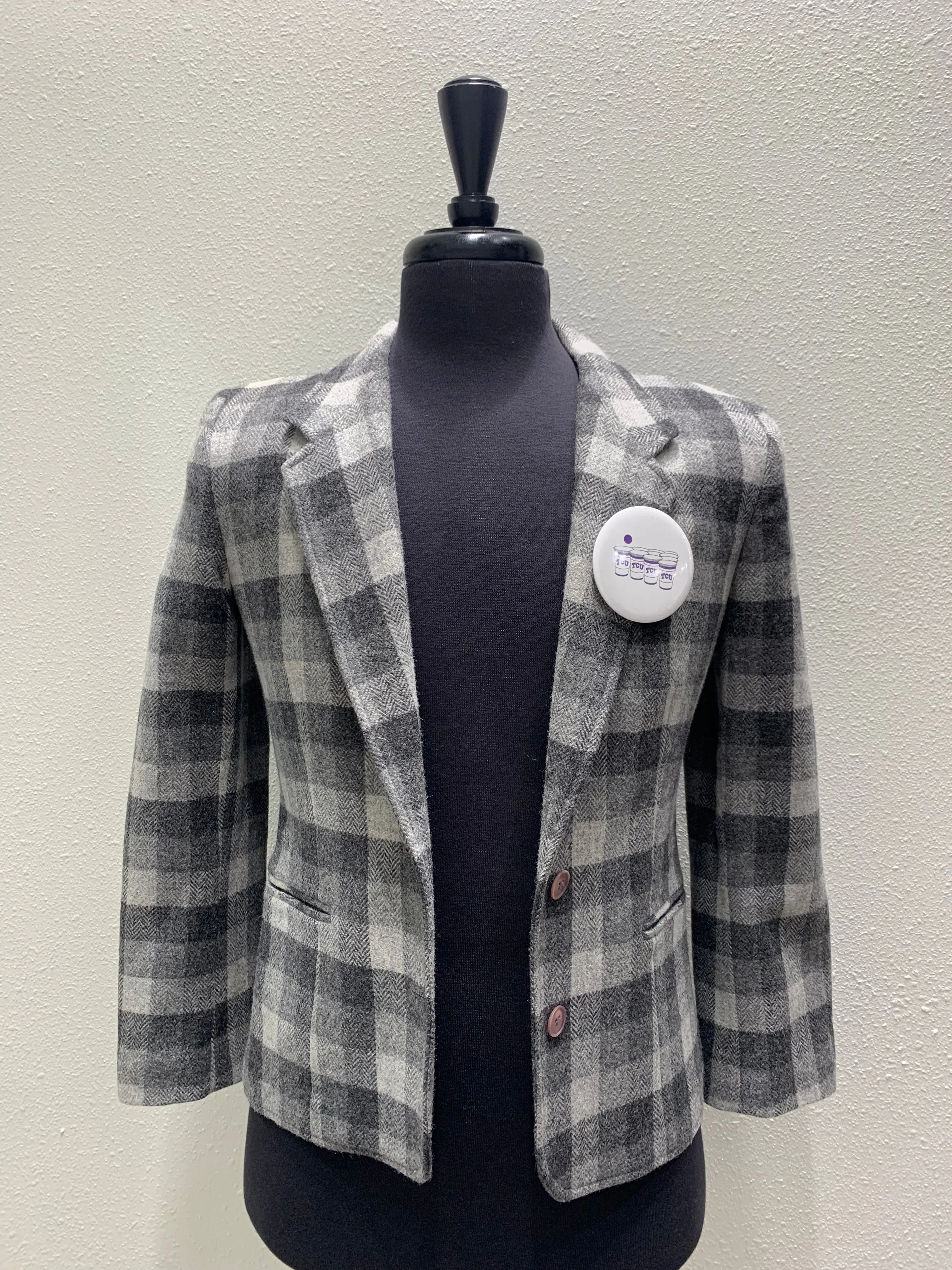 Vintage Repurposed TCU Suit Jacket