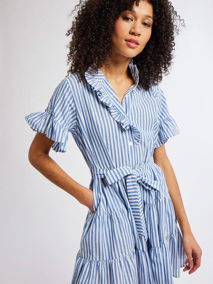 Violetta Mini Dress - Monaco Stripe