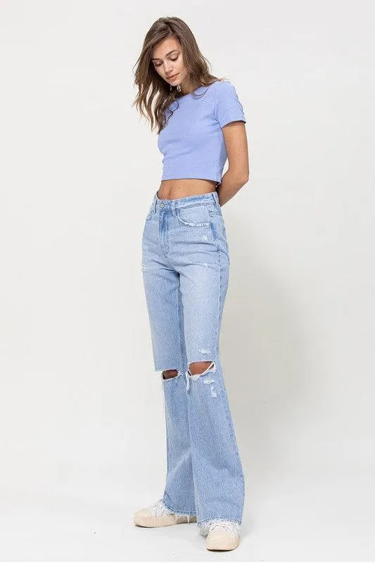 Womens 90's Vintage Flare Jeans