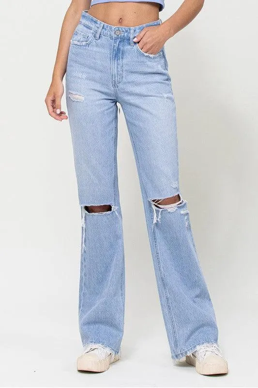 Womens 90's Vintage Flare Jeans