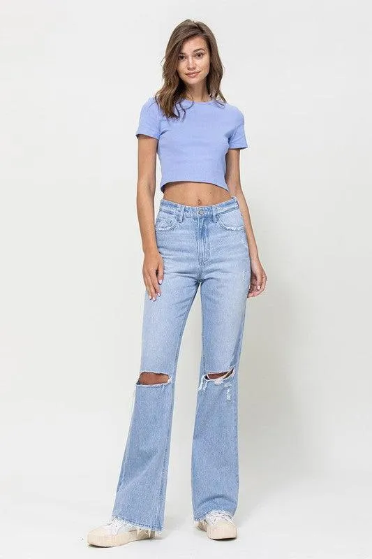 Womens 90's Vintage Flare Jeans