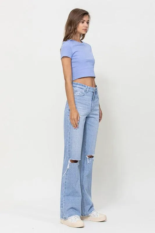 Womens 90's Vintage Flare Jeans