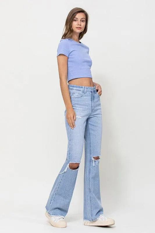 Womens 90's Vintage Flare Jeans