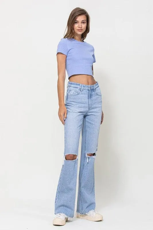 Womens 90's Vintage Flare Jeans