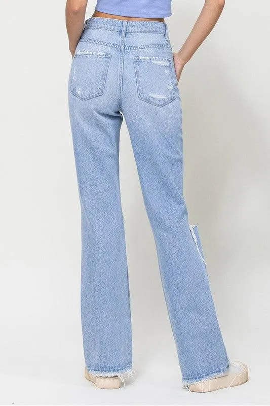 Womens 90's Vintage Flare Jeans