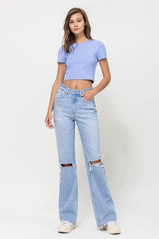 Womens 90's Vintage Flare Jeans