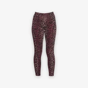 Women's Adidas 7/8 Leggings Maroon Multicolor HK5189