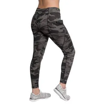 Womens Camo Workout Performance Shorts