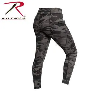 Womens Camo Workout Performance Shorts