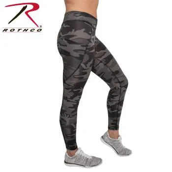 Womens Camo Workout Performance Shorts