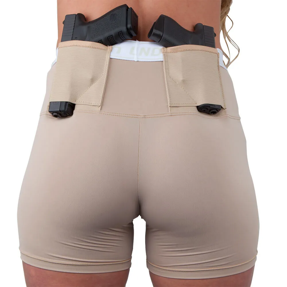 Women's Concealed Carry 4" Shorts Multi-Pack