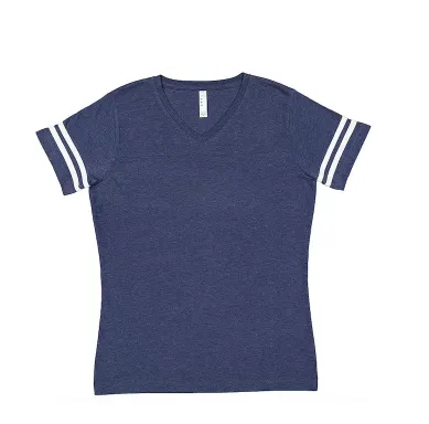 Women's Football T-Shirts | Women's V Neck T-Shirts - Navy