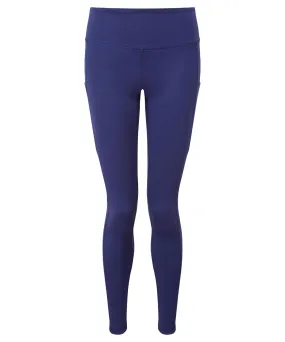 Womens TriDri® recycled performance full length leggings | Navy