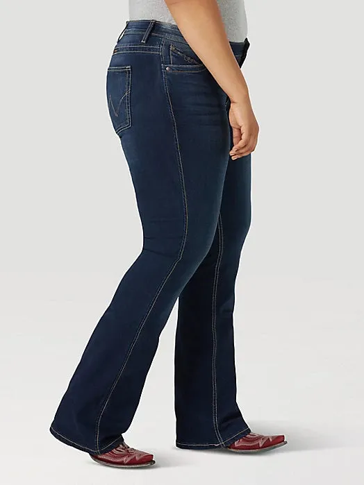 Wrangler Women's Q-Baby Ultimate Riding Jean in Dark Blue (Available In Regular & Plus Sizes!)